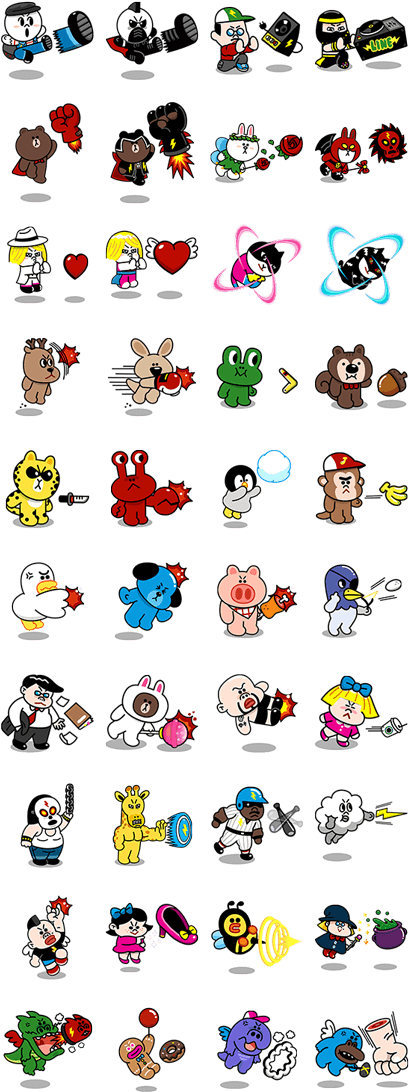 Line Rangers - Sticker (420x1121), Png Download
