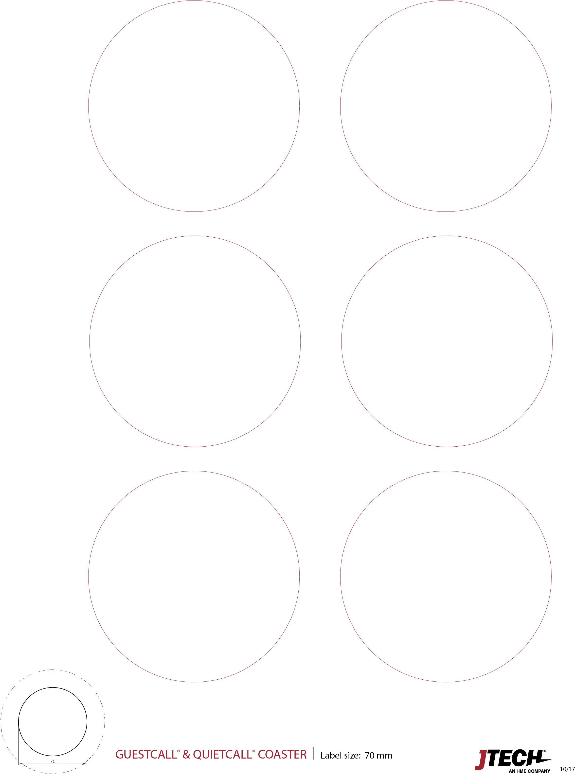 Guestcall & Quietcall Template - Circle (2551x3300), Png Download