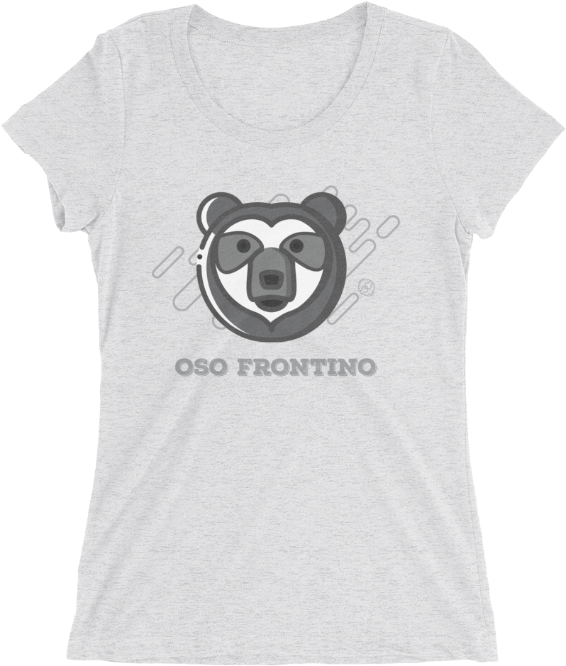 Oso Frontino Women's Short Sleeve T-shirt - Shirt (1000x1000), Png Download