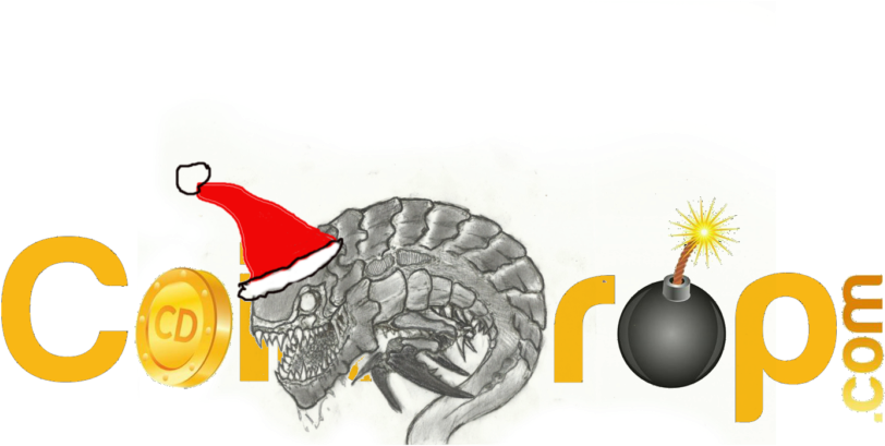Coin-drop Santa Bug - Illustration (1200x589), Png Download