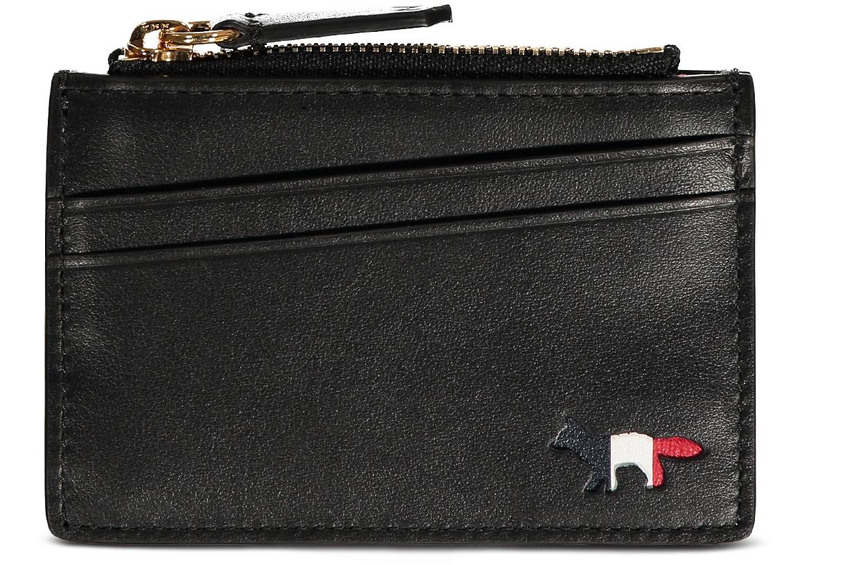 Tricolor Zip Card Holder Black - Wallet (1280x1920), Png Download