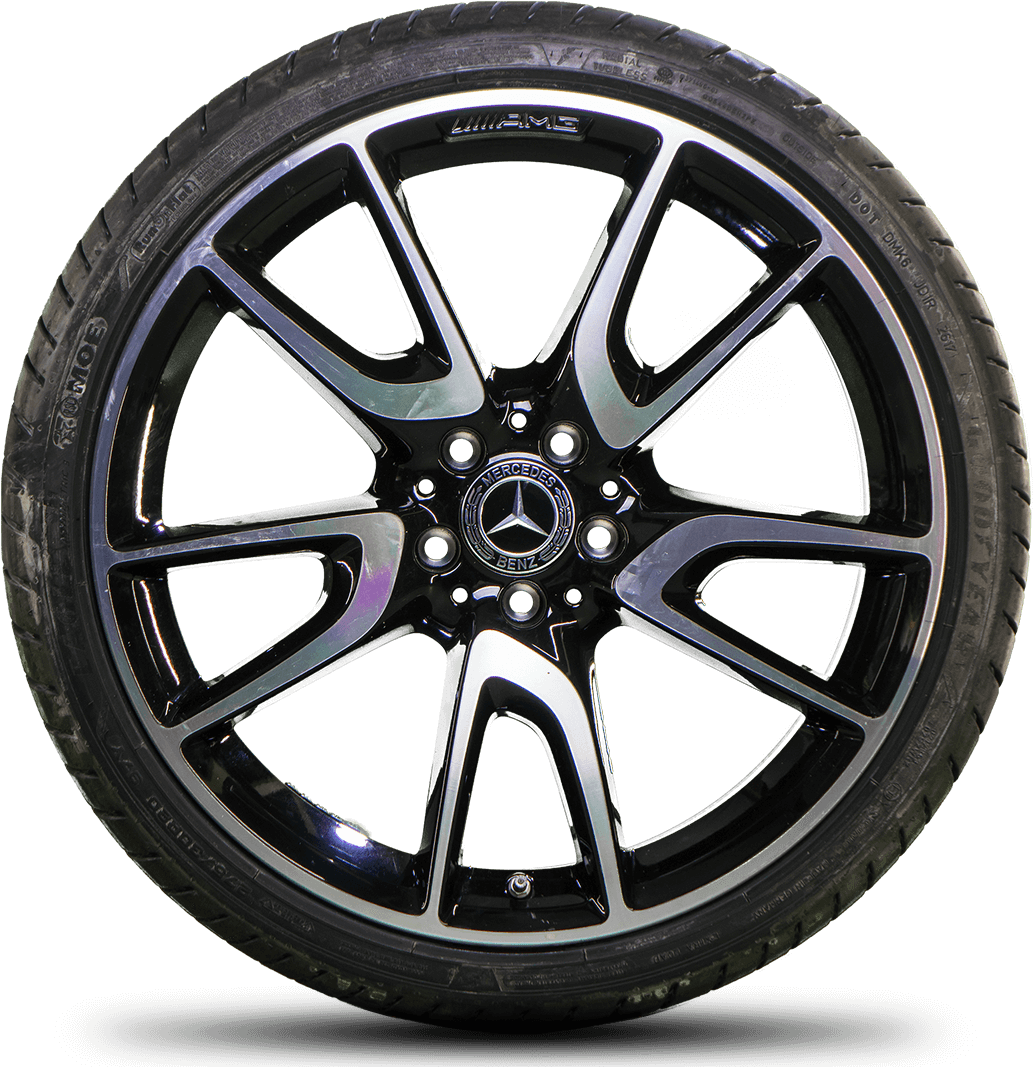 20 Inch Mercedes E-class W213 E43 E53 Amg Rim Alloy (1100x1100), Png Download