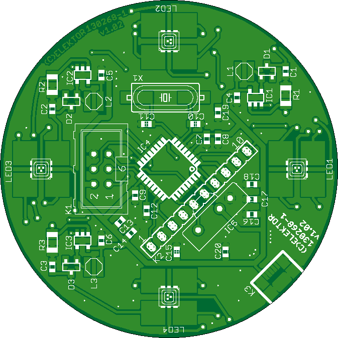 Rgb Led Lamp - Circle (673x673), Png Download