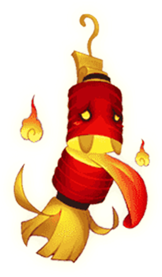 203attack - 陰陽 師 燈籠 鬼 (600x900), Png Download