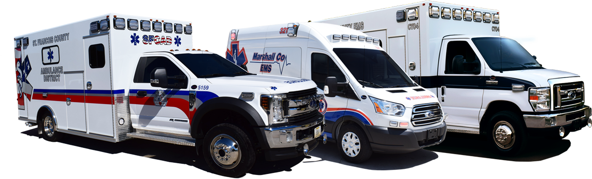 View Type Iii Ambulances - Ambulance (1157x351), Png Download