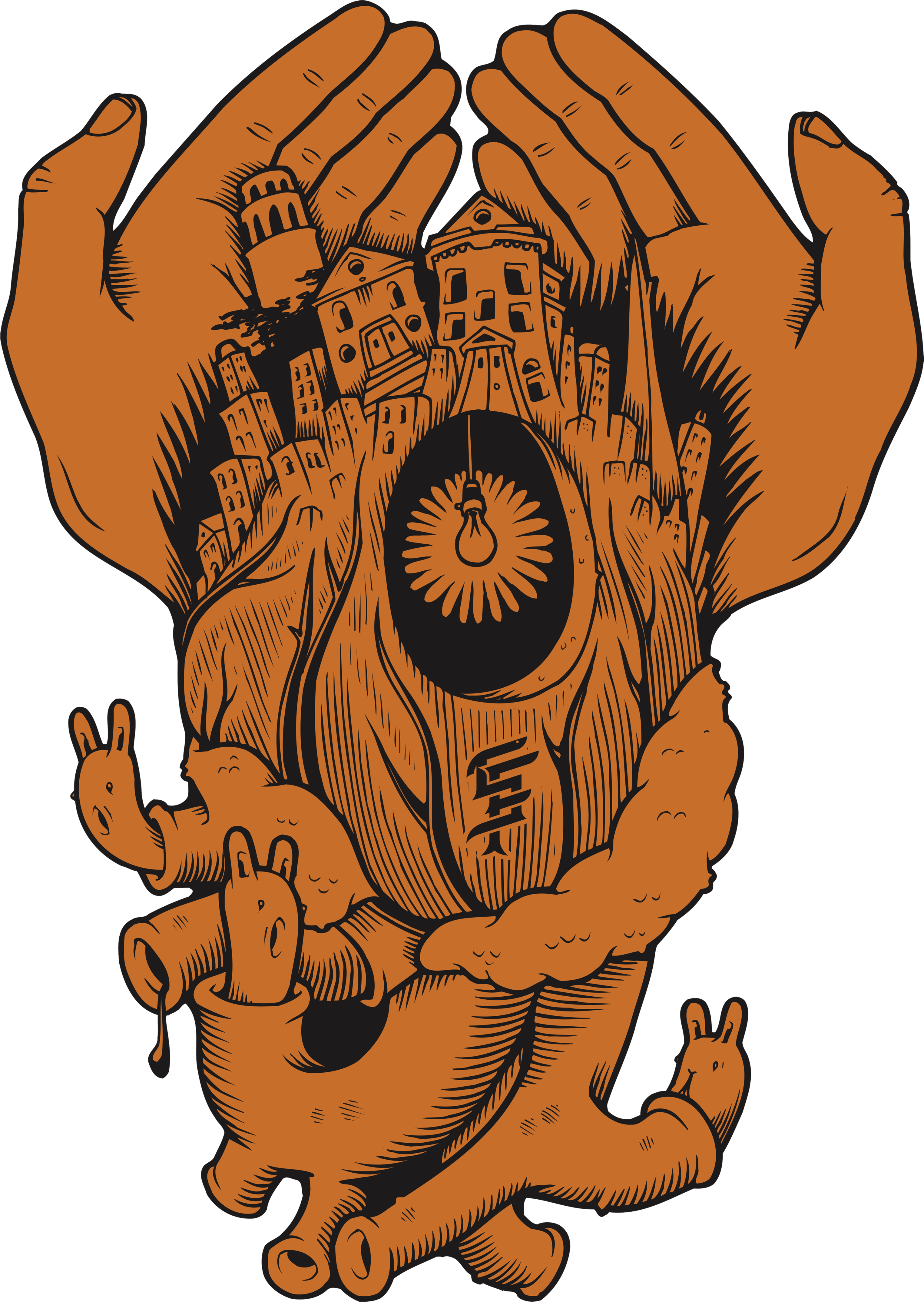 Black - Graphic - Art - Illustration (3600x4320), Png Download