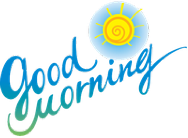 Good Morning Png Transparent Images - Good Morning Text Png (640x480), Png Download