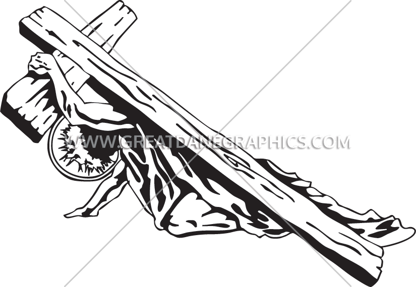 Jesus Carrying The Cross - Jesus Carrying The Cross Transparent Vector (825x570), Png Download