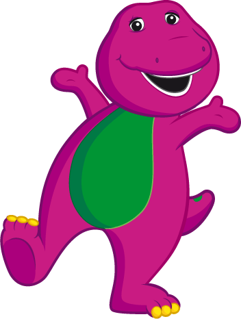Barney Dancing Png - Barney Png (352x466), Png Download