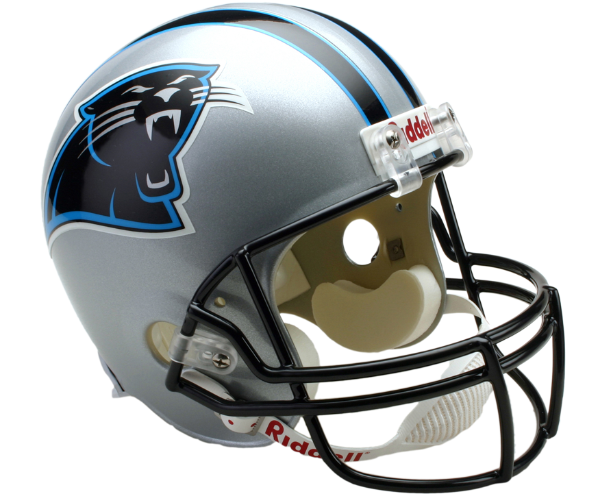 Carolina Panthers Speed Replica Helmet - Nfl Riddell Replica Full-size-helmet Carolina Panthers (900x812), Png Download