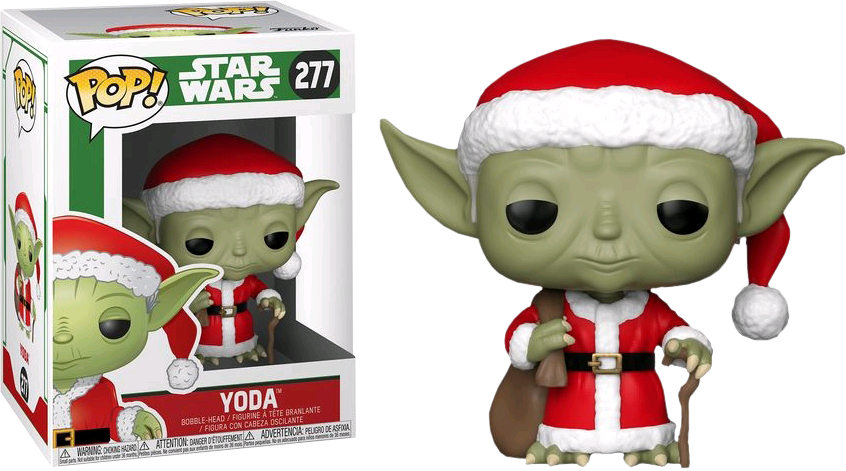Funko Pop Yoda Holyday Star Wars - Funko Pop Star Wars Holiday (846x471), Png Download