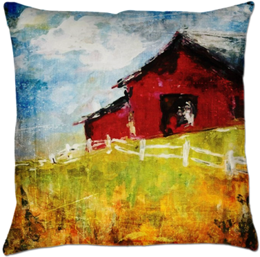 Fall In The Country - Cushion (460x460), Png Download