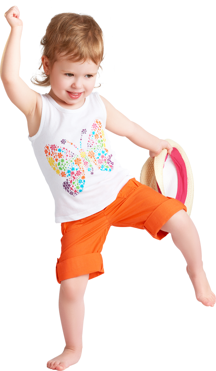 Movement-dancing - Girl Dancing Child (744x1278), Png Download