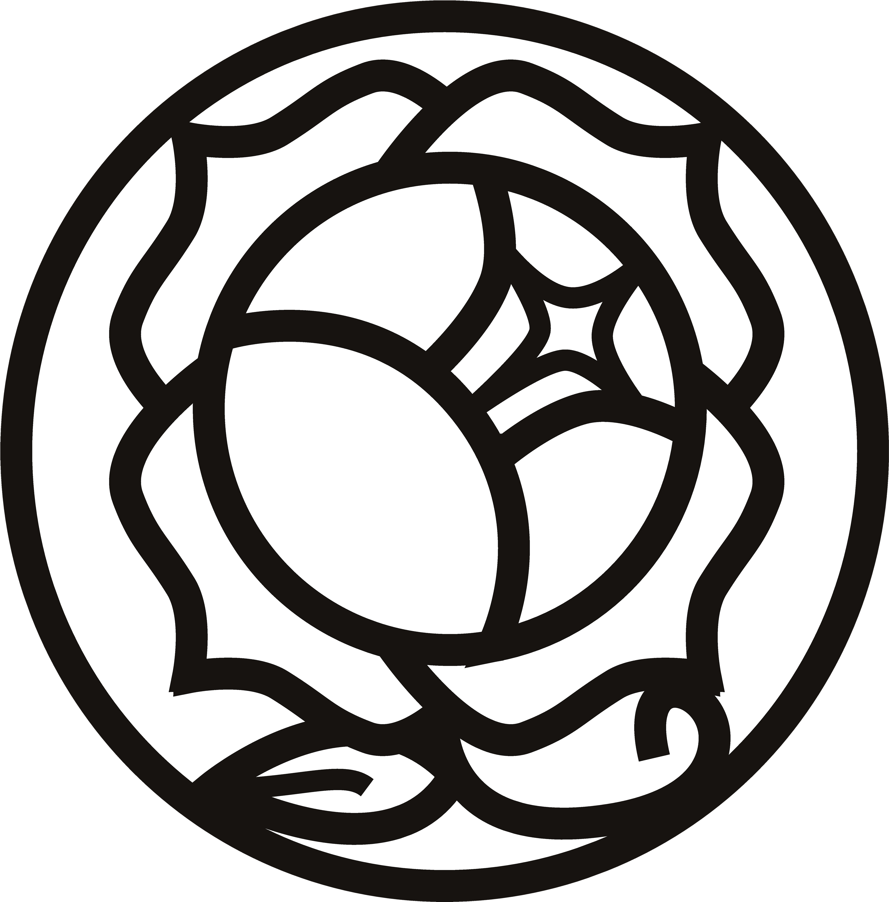 Series Crest - Revolutionary Girl Utena Rose Crest (2974x3000), Png Download