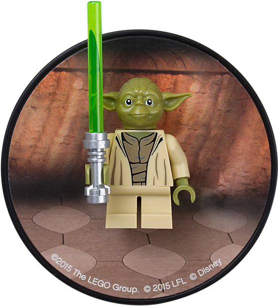 Lego Star Wars Yoda Magnet - Lego Star Wars 853476 Magnet S Yodou (840x630), Png Download