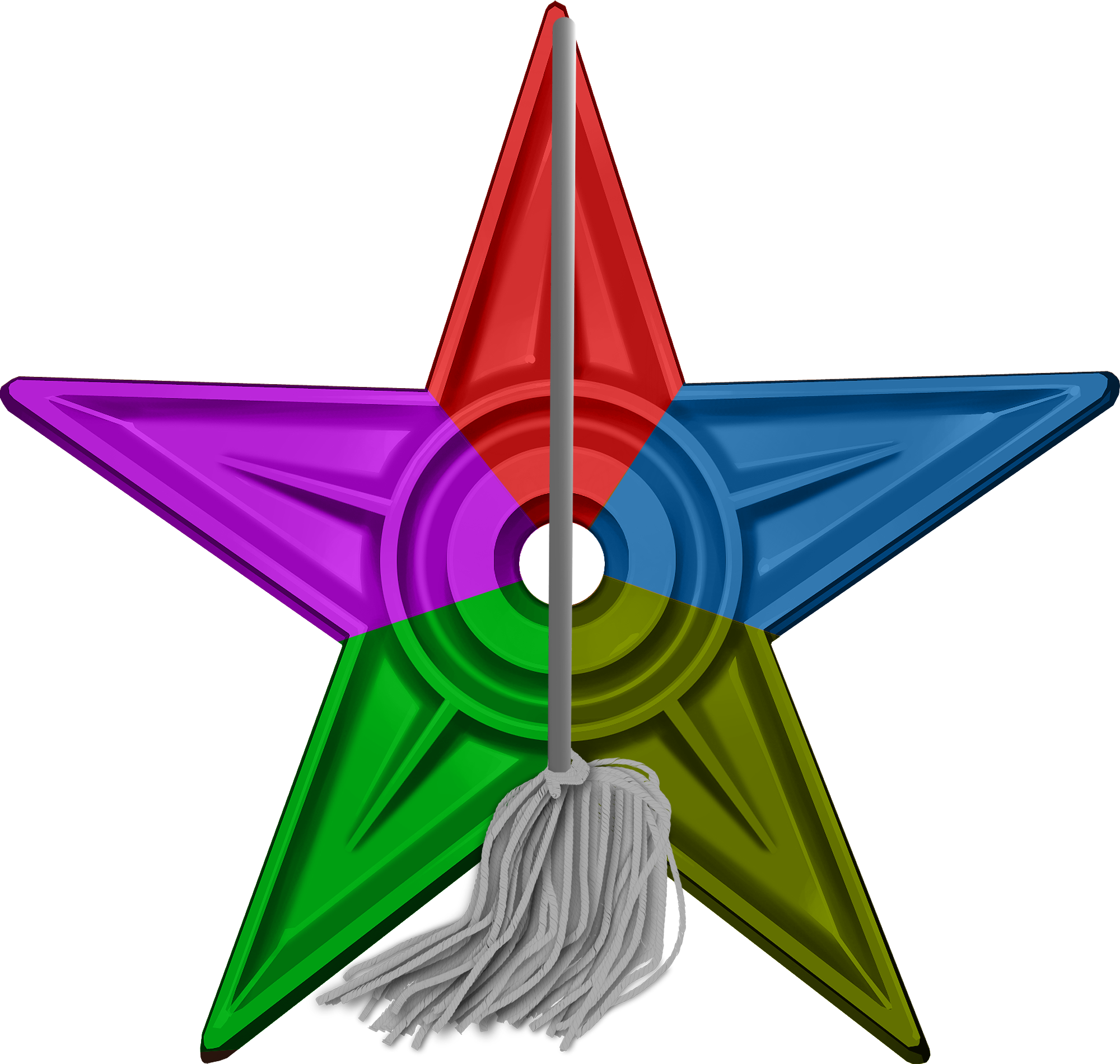 Cleanup Barnstar Hires - Graphic Design: Questions And Answers [book] (2000x1900), Png Download