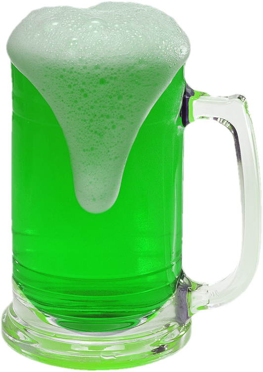 St Patrick's Day Green Beer Png (532x752), Png Download