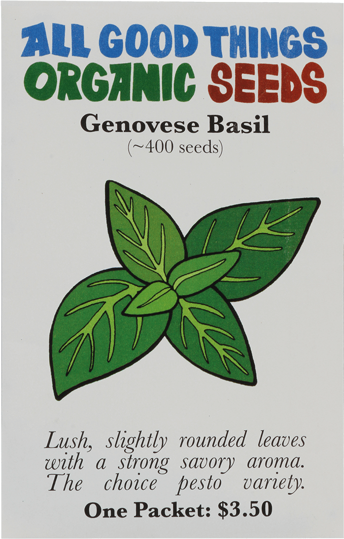 Genovese Basil (1200x1200), Png Download