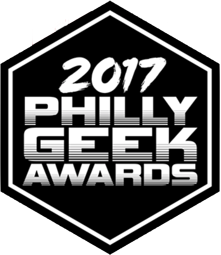 August 28, 2017 Basil Harris - Philly Geek Awards Logo (763x883), Png Download