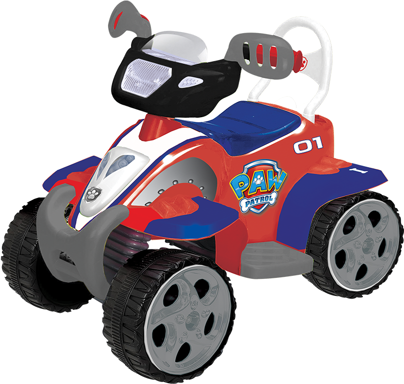 Ryder's Rescue Atv Quad 6v Battery Powered Ride-on - Toy Motorcycle (900x772), Png Download
