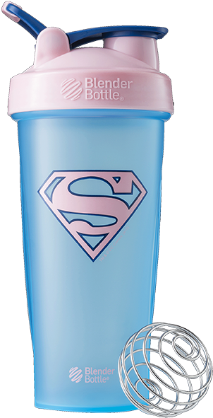 Dc Comics - Dc Comics Blender Bottle (400x600), Png Download