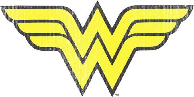 Dc Comics Wonder Woman Logo Dist Kid's T-shirt - Wonder Woman Logo Png (680x345), Png Download