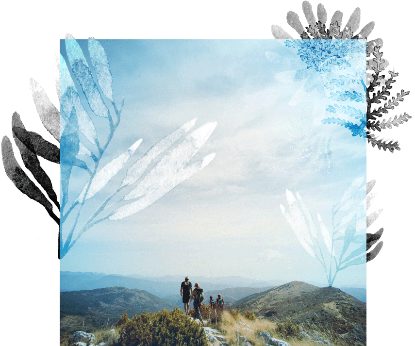 Eclectic-hiking - Hiking (864x732), Png Download