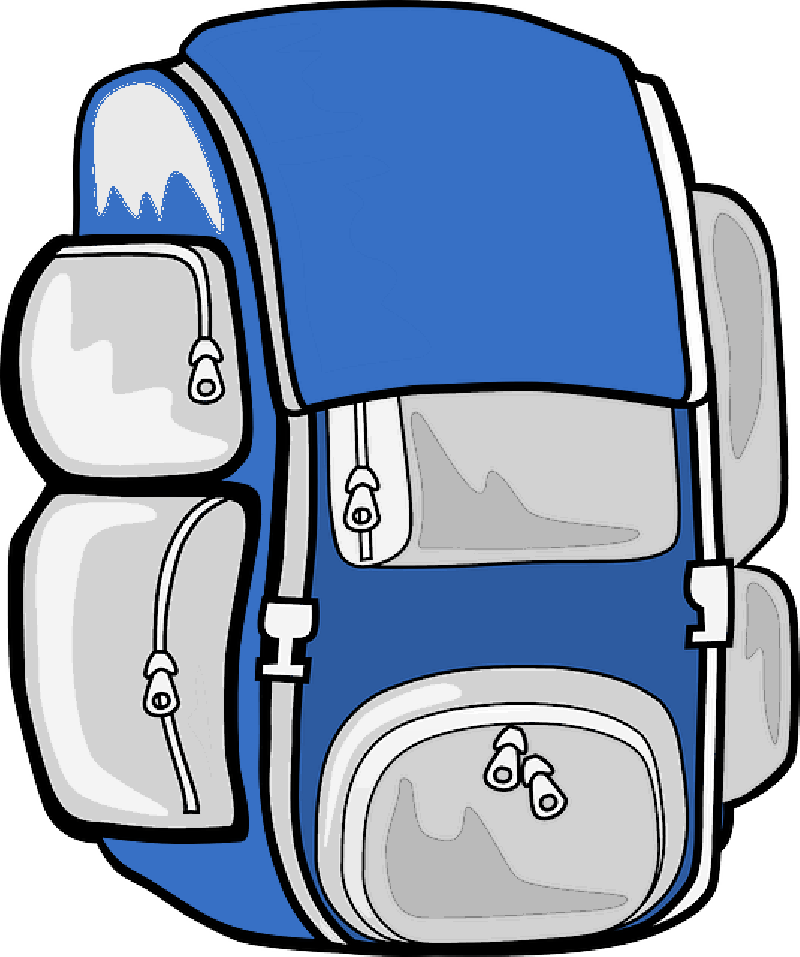 Mb Image/png - Backpack Clip Art (800x957), Png Download