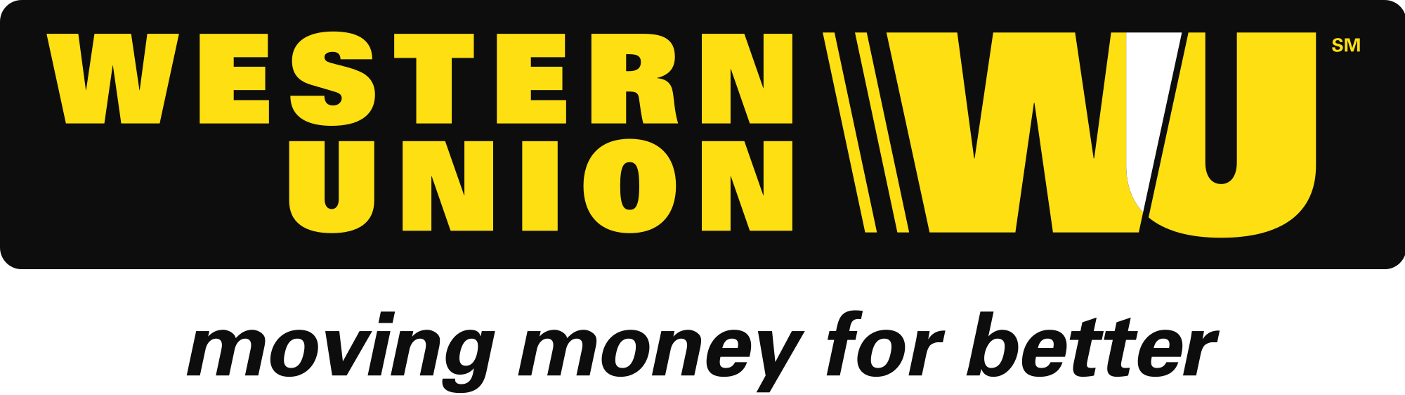 Open - Western Union Logo Png (2000x562), Png Download