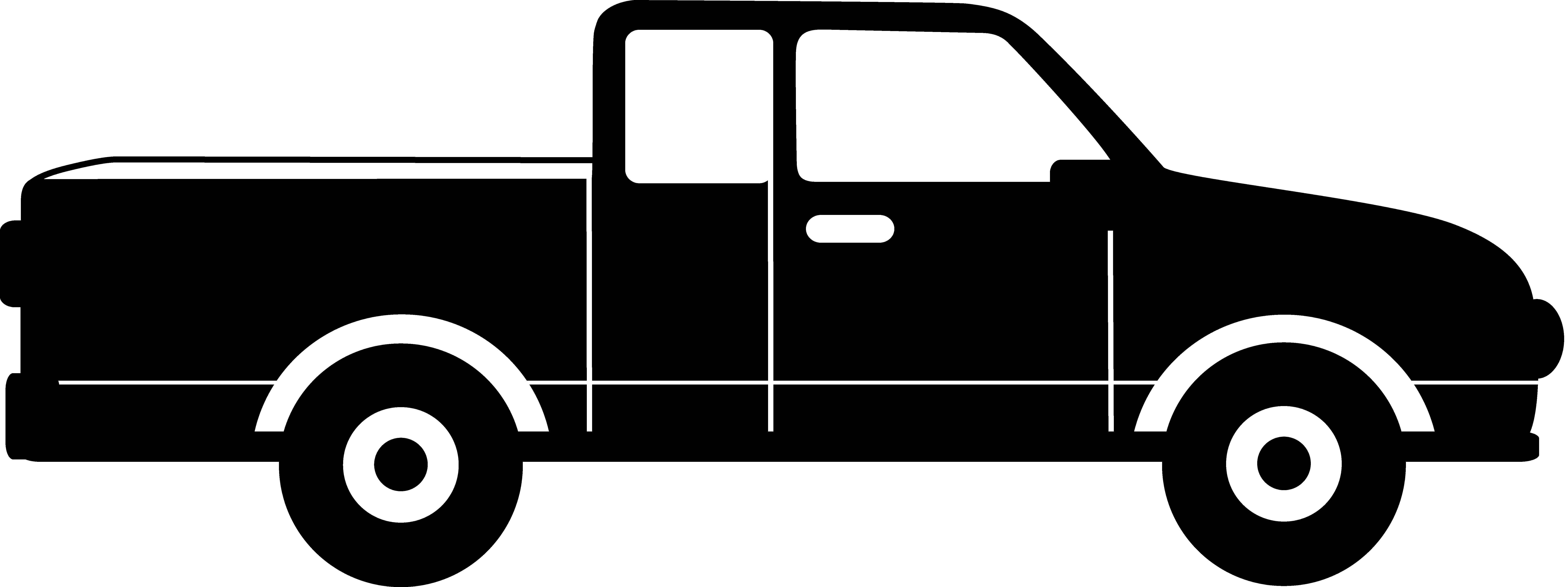All Images From Collection - Pickup Truck Clipart Png (8572x3212), Png Download