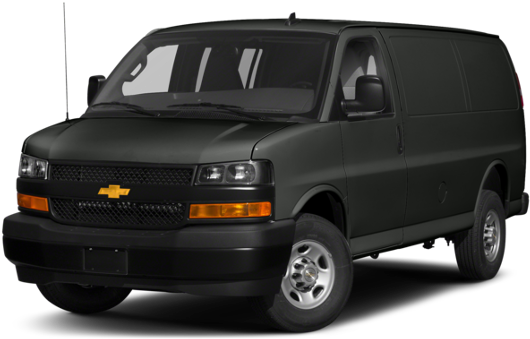 2018 Chevrolet Express Cargo Van - 2019 Chevy Express 2500 (640x388), Png Download