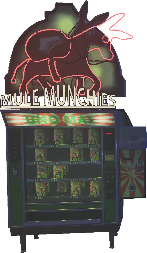 Mule Munchies Perk Machine Iw - Mule (469x806), Png Download