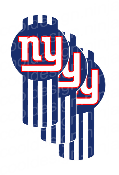 Ny Giants Kenworth Emblem Skins - New York Giants (407x600), Png Download