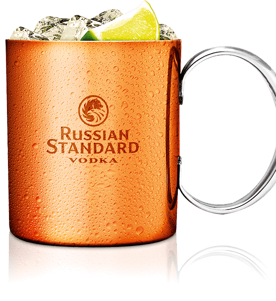 Russian Mule - Russian Standard Vodka Glass (554x605), Png Download