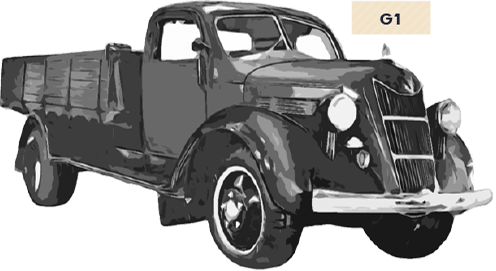 Toyota Launched The Model G1 Pickup Truck - Toyota G1 (496x271), Png Download