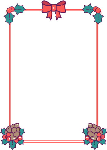 Holly And Pine Cones - Pine (360x504), Png Download