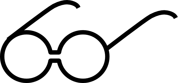Glasses Cliparts - Nerd Glasses Clip Art (600x281), Png Download