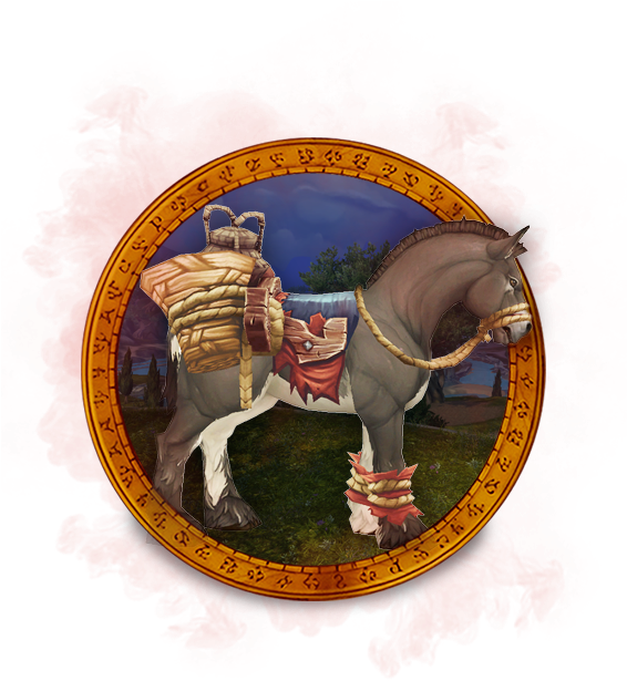 Cheap Terrified Pack Mule Mount Carry - Mule (565x665), Png Download