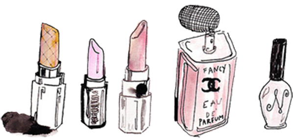 Chanel Cosmetics Drawing Concealer Perfume - Cartoon Chanel Perfume (856x500), Png Download