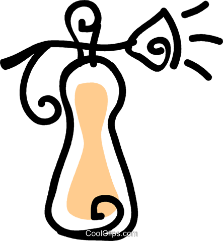 Perfume Bottle Royalty Free Vector Clip Art Illustration - Frasco De Perfume Vetor (443x480), Png Download