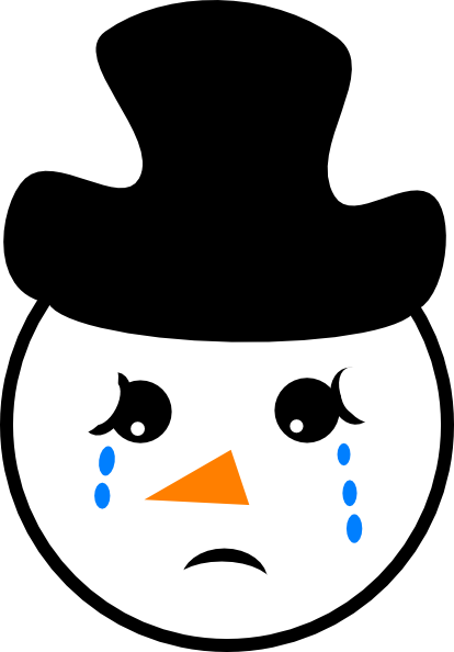 Original Png Clip Art File White Black Blue Sad Svg (414x594), Png Download