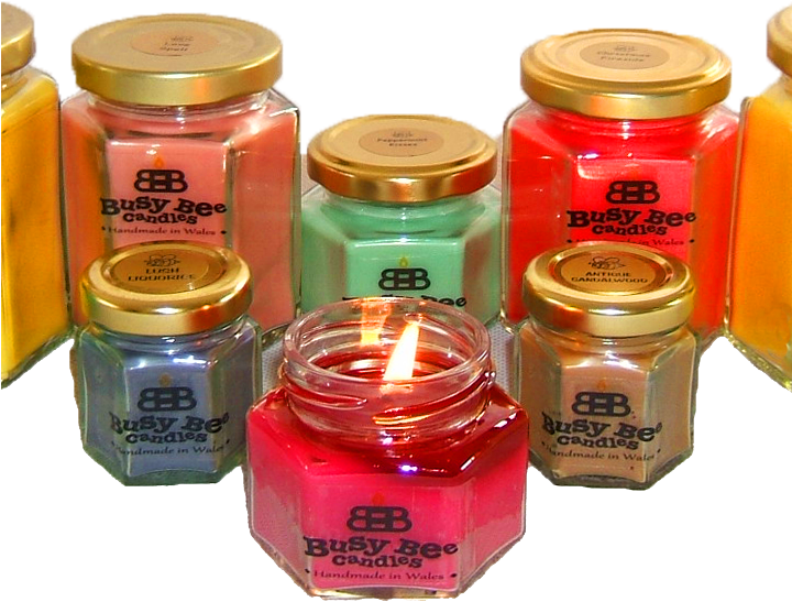Classic Scented Candles - Busy Bee Candles Soy Candle In Big Jar Sweet Dreams (719x558), Png Download