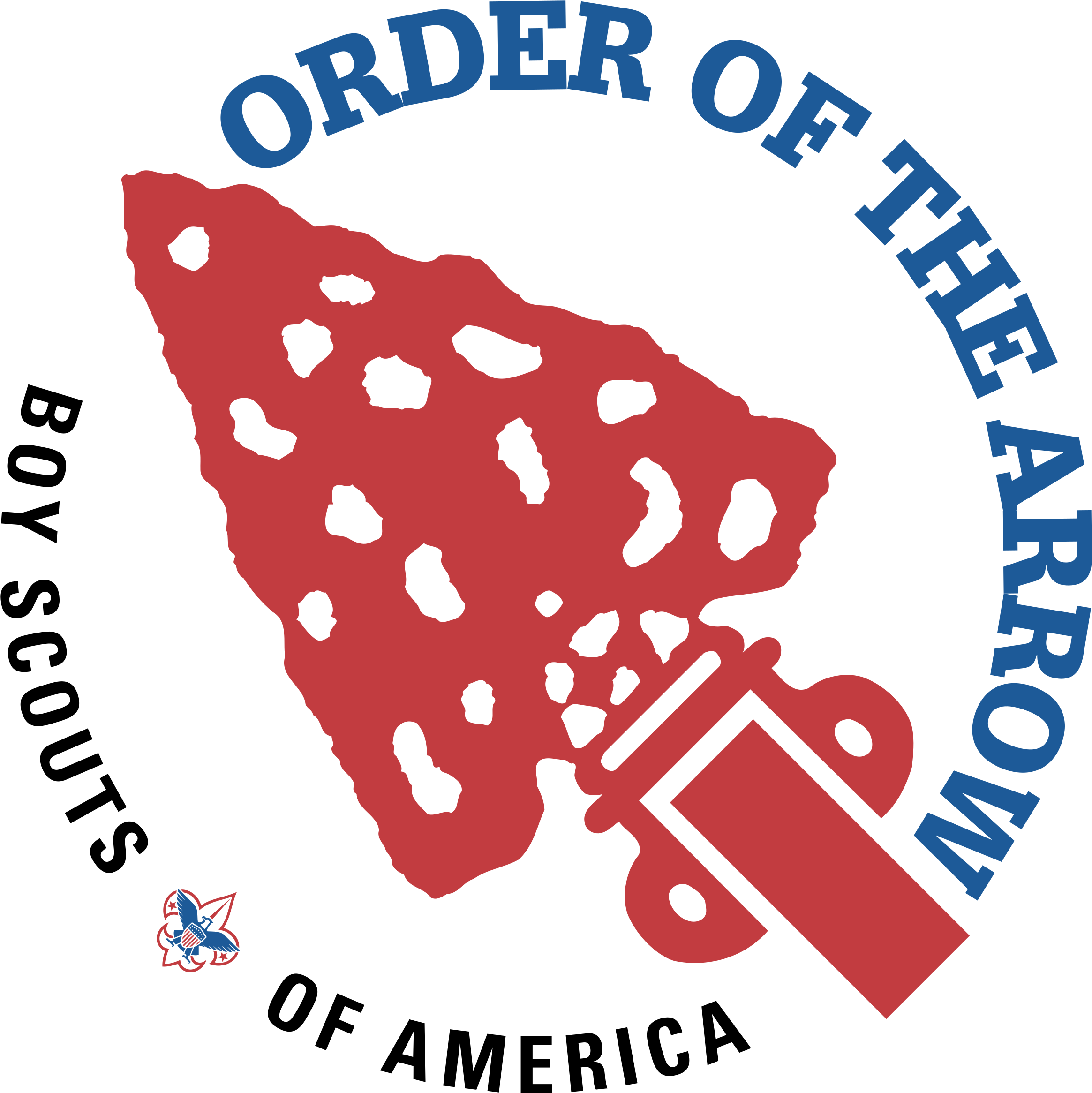 Order Of The Arrow Logo Png Transparent - Order Of The Arrow Vector (2400x2400), Png Download
