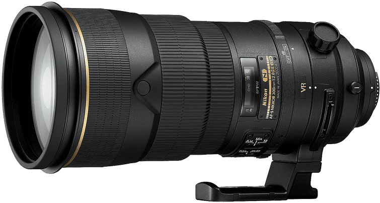 Dslr Lens Png Pluspng - Nikon 300mm 2.8 (768x410), Png Download