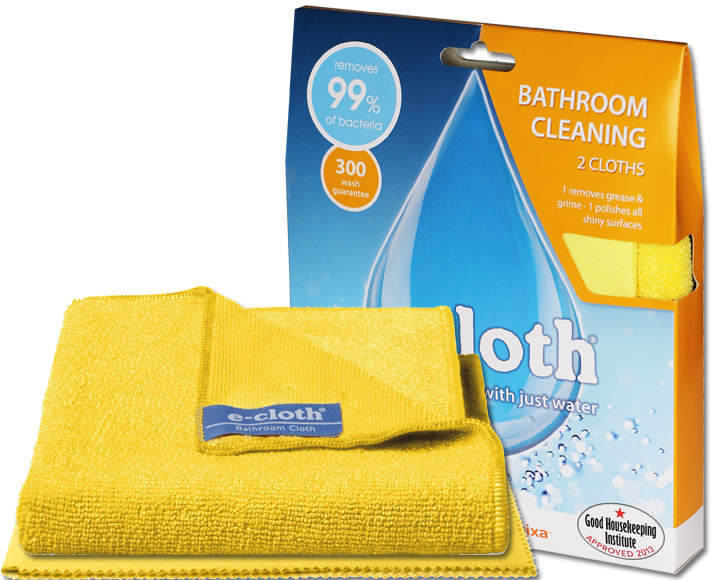 E-cloth - Bathroom Pack - Bathroom Cloth (712x580), Png Download