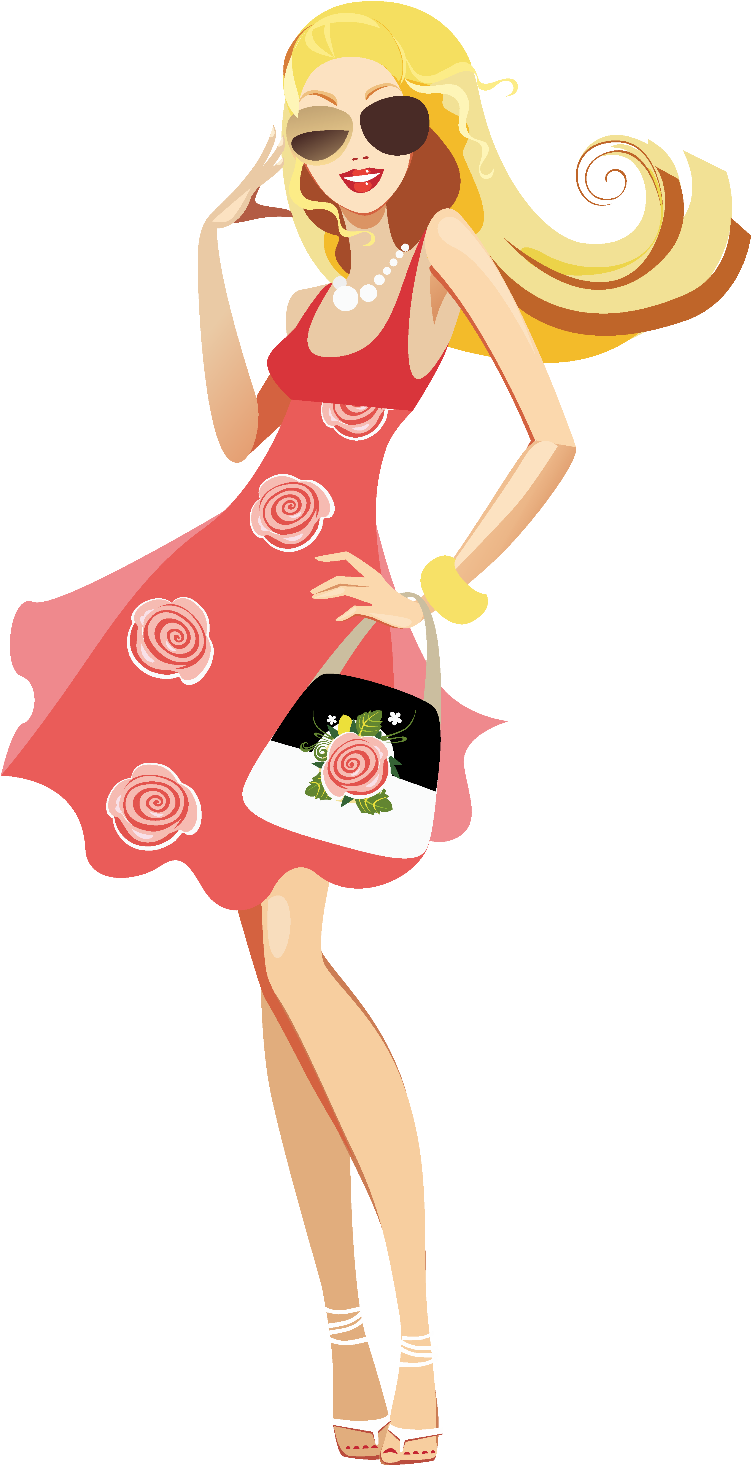 Svg Black And White Stock Clip Art Women Woman Model (1000x1507), Png Download