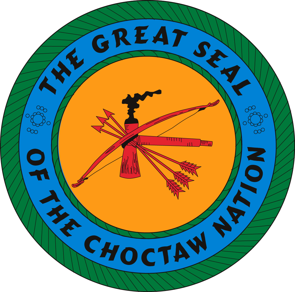 Indian Clipart Choctaw - Choctaw Nation Of Oklahoma (1125x1111), Png Download
