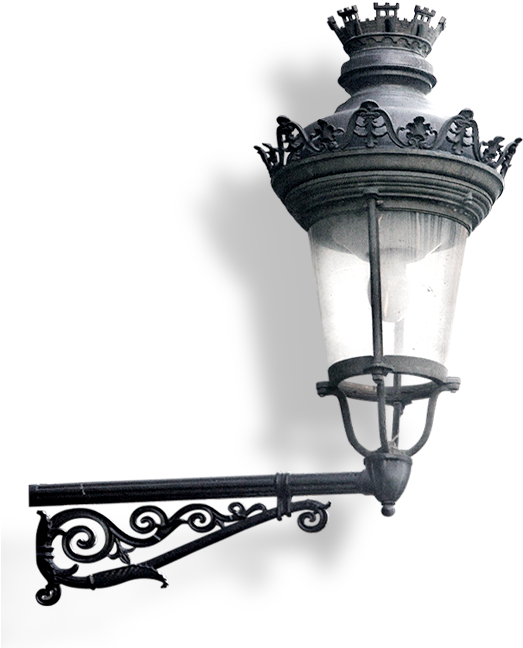 567 X 668 6 - Streetlight Wall Png (567x668), Png Download