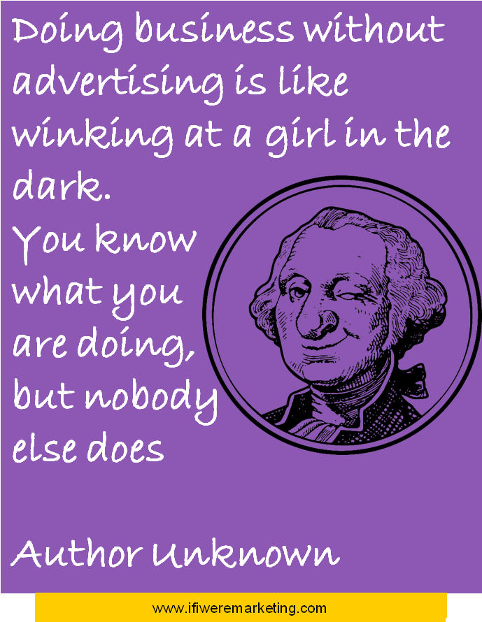 Witty Quote On Marketing And Advertising (721x905), Png Download