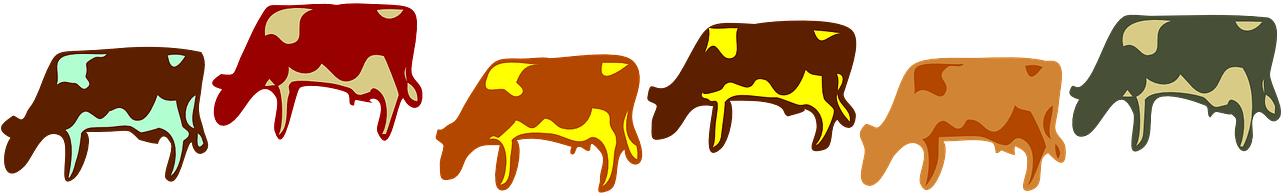 Cows Animal Eating - Cattle (1280x640), Png Download